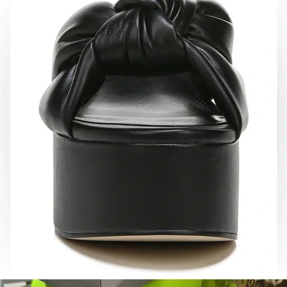 Circus NY Marianna Block Heel Black Sandals US  7 - Picture 3 of 8